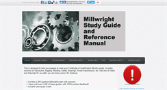 Desktop Screenshot of millwrightstudyguide.com